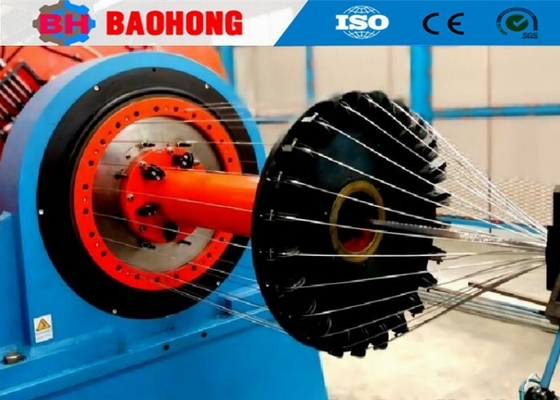 Mesin Armouring Kabel Baja 2000mm Dengan Layar Sentuh Tipe Kabinet