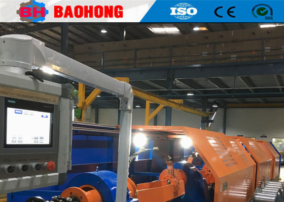 1000RPM Carbon Bow Skip Wire Stranding Machine Dengan Wire Broken Detecting