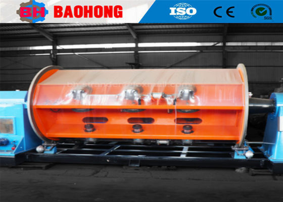 PLC Wire Cable Rigid Stranding Machine Dengan Reel 710mm 69m / Min