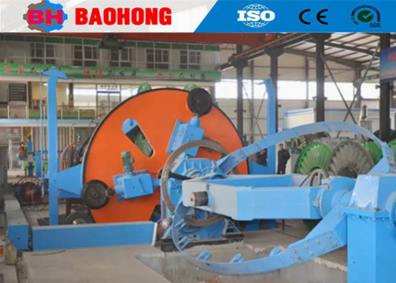 Mesin Pemasangan Kabel Tipe Cradle Rotasi 21RPM 1000MM Tinggi Tengah