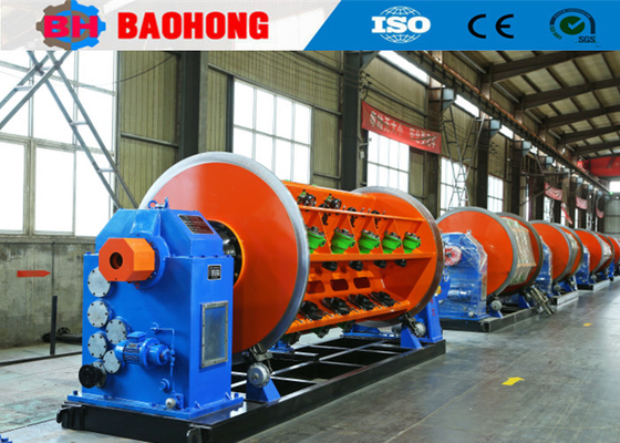 Aluminium Rigid Frame Stranding Machine 55 Mm Untuk Kawat Tembaga
