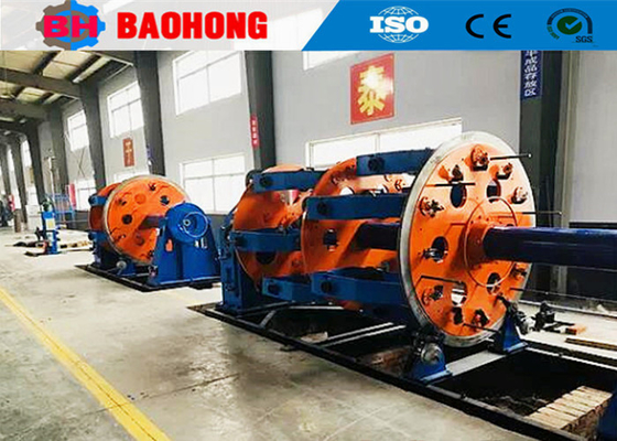 Cage Type Wire Cable Planetary Stranding Machine Dengan Back Twist Anti Torsion