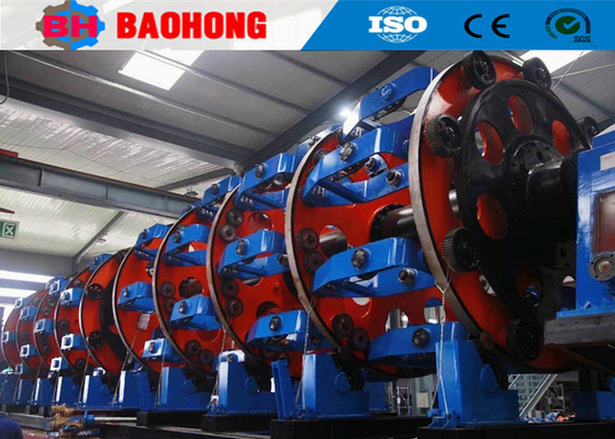Tembaga Aluminium Wire Planetary Stranding Machine Untuk Kabel Listrik
