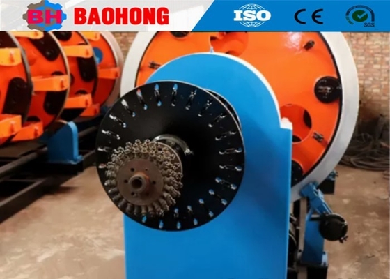 Mesin Terdampar Kabel Baja Lapis Baja Kontrol PLC