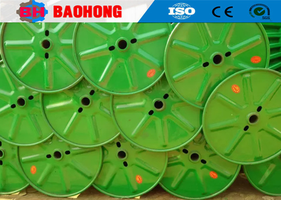 Drum Baja Kabel Ditekan Flange Ganda Disesuaikan Untuk Berliku