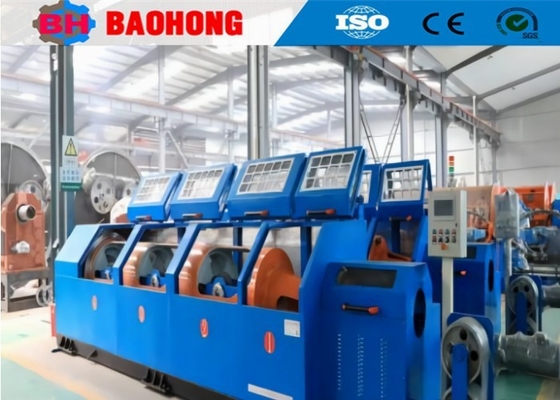 Mesin Stranding Tubular 22KW Untuk Membuat Tali Kawat Baja Kabel Rem