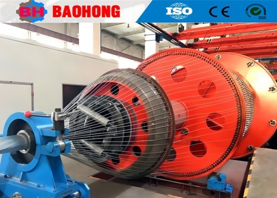 Mesin Armouring Kabel Baja 75kw Mesin Wire Stranding