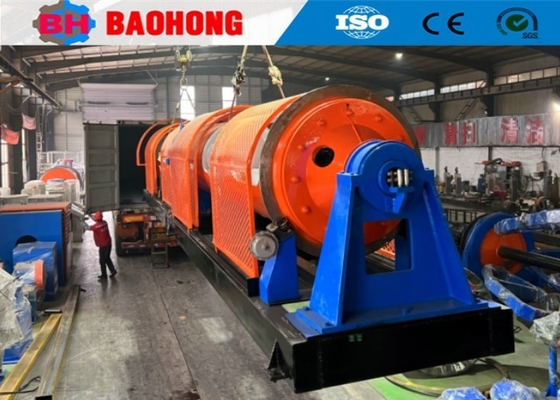 Mesin Stranding Tipe Tubular 1250 Mm Untuk Industri Kabel