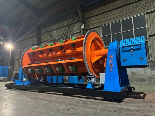 Mesin stranding tipe kaku untuk kawat aluminium dan kabel