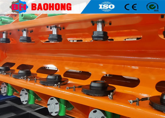 Rigid Strander Wire Cable Making Machine 12 + 18 + 24 Untuk 630mm Reel