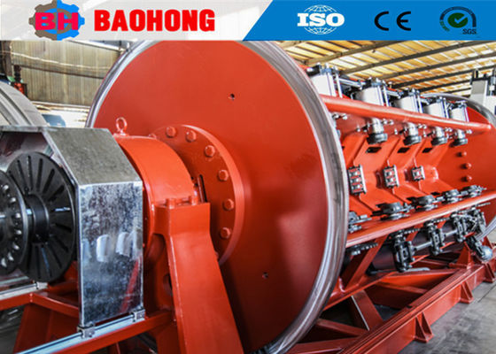 Rigid Strander Wire Cable Making Machine 12 + 18 + 24 Untuk 630mm Reel