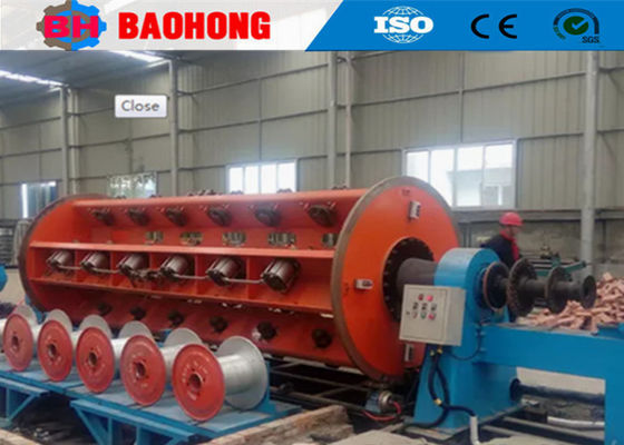69m / Min Rigid Stranding Machine Memutar Mesin Pembuat Kabel Kawat