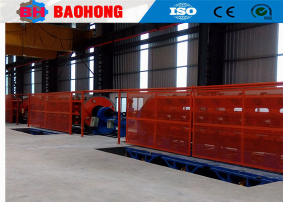 Rigid Frame type wire dan cable stranding machine Bermotor Untuk Aluminium