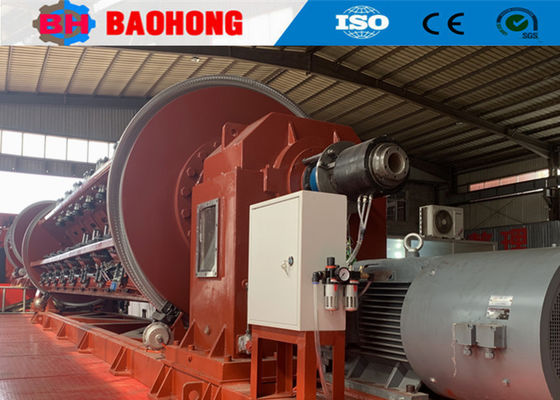 Rigid Frame type wire dan cable stranding machine Bermotor Untuk Aluminium