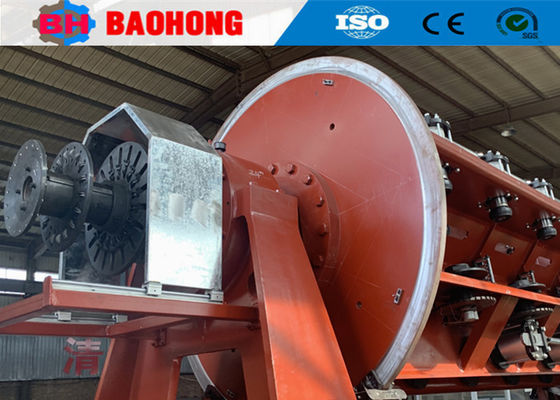 Baja Rigid Stranding Machine / Cable Stranding Machine Untuk ACSR Moose Conductor
