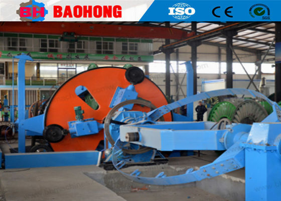 Skip type Cable Wire Stranding Machine Manufacturing Untuk Kecepatan Rotasi 1000 RPM