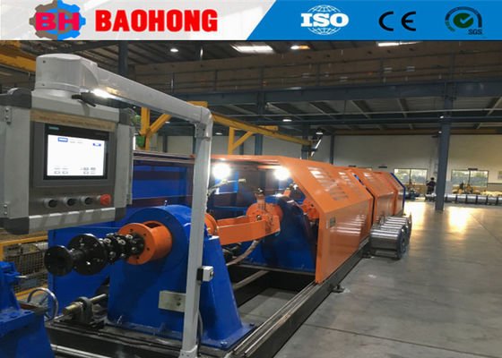 Wire Dan Cable Skip Type Stranding Machine Dengan Tinggi Tengah 1000 mm