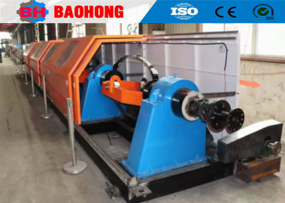 Kawat Tembaga Skip Type Stranding Machine Steel Dan Carbon Bow Power Saving