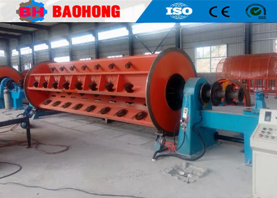 720mm Bobbin Steel Wires Rigid Stranding Machine Dengan Layar Sentuh