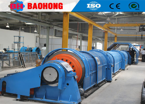 7 Wires Tubular Type Stranding Machine Dengan Back Twist 630 500 400 Bobbin