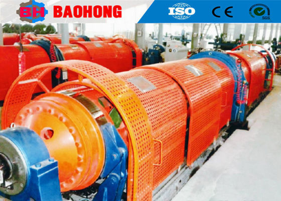 Tubular Type Pneumatic Brake Wire Stranding Machine Untuk Kabel Terisolasi