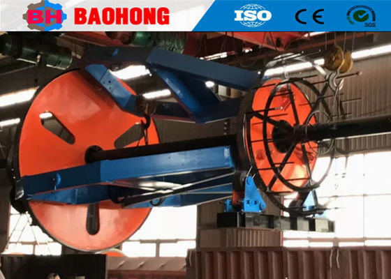1600mm Bobbin Plastic PEX Cable Laying Up Machine 60m / Min