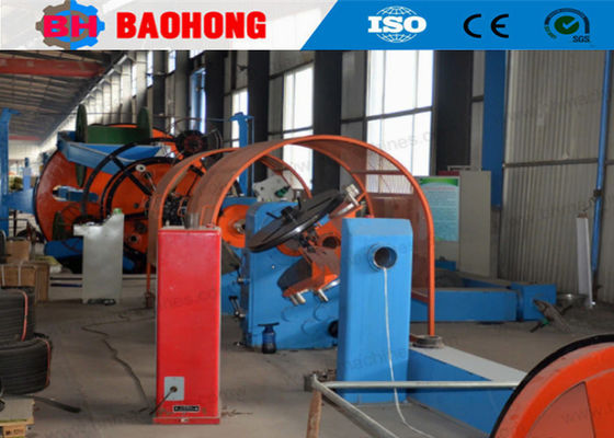 Mesin Pembuat Kabel Kawat Drum 1250mm Dengan Pitch 2000mm