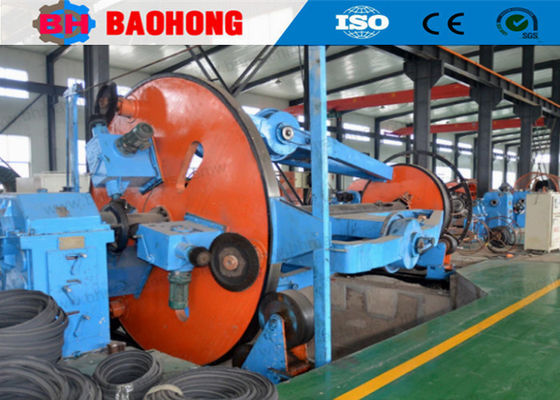 PLC Aluminium Wire Cable Laying Up Machine Cradle Type 800 mm Pitch