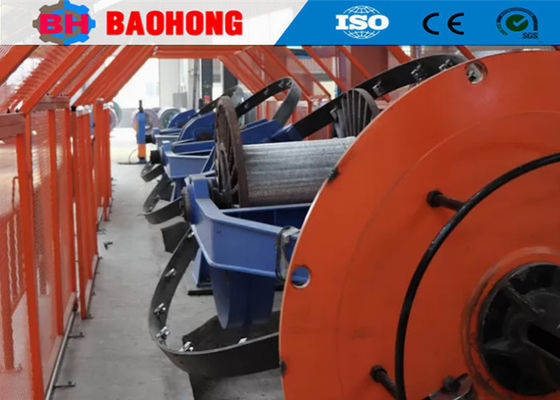 1 + 3 Skip Cable Laying Machine Untuk 1250 1600 1800 Cable Drums 1 + 4 1 + 5