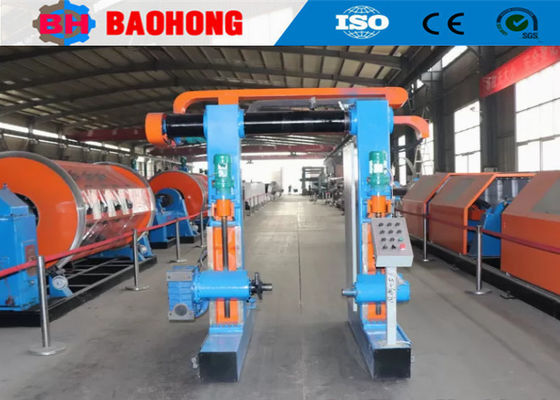 Mesin Rewinding Tape Tembaga PLC Dikendalikan Pengiriman 2500mm Drum