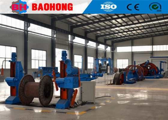 Al Wire Laying Up Machine Cable Making Equipment Retreat Spiraling