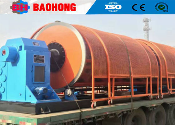 2000 mm Capstan Wheel Rigid Strander Dengan Pemuatan Bawah Samping