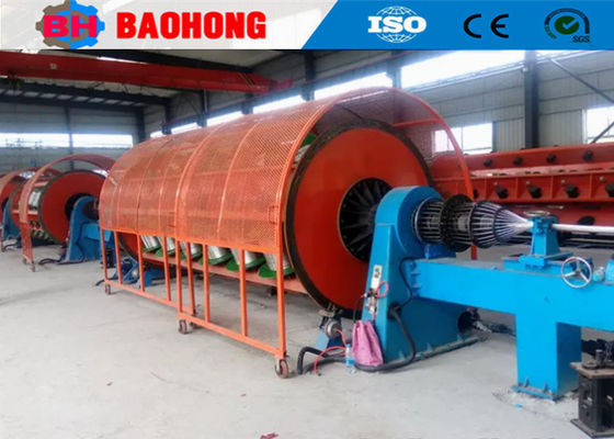 2000 mm Capstan Wheel Rigid Strander Dengan Pemuatan Bawah Samping