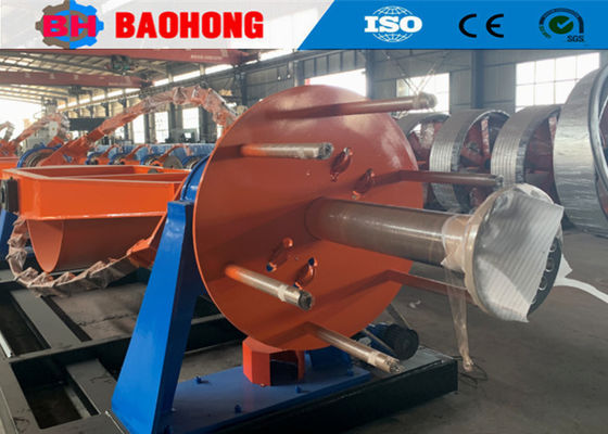 Kontrol Kabel Listrik Lewati Mesin Stranding Dengan Capstan 1400mm