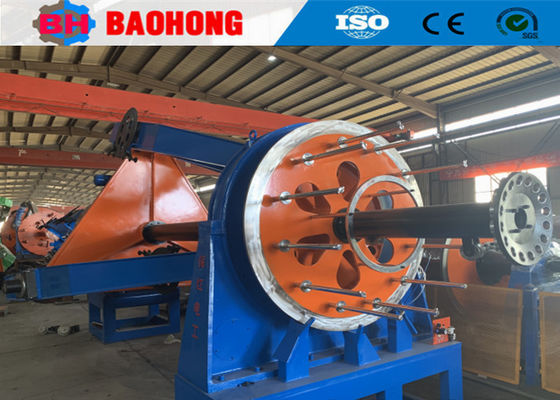 Mesin Peletakan Tipe Cradle Planetary Mesin Pembuat Kawat Drum 1400mm
