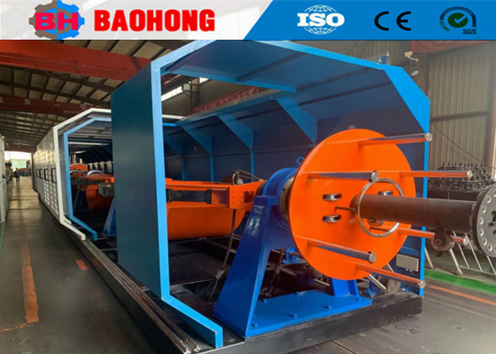 500mm Bobbin Skip Stranding Machine Mesin Memutar Kawat Tembaga