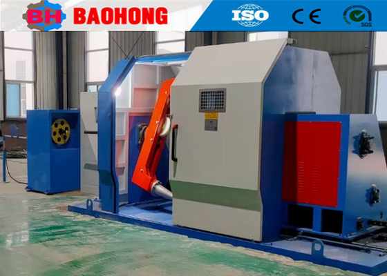 Cantilever Type Single Twist Bunching Machine Dengan Poros Transmisi