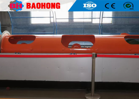 Kecepatan Tinggi 7 Core Twisted Tubular Stranding Machine Untuk Kawat Tembaga
