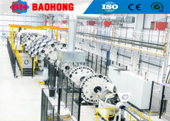 75kw Stainless Steel Wire Mesh Armoring Machine Untuk Pembuatan Kabel