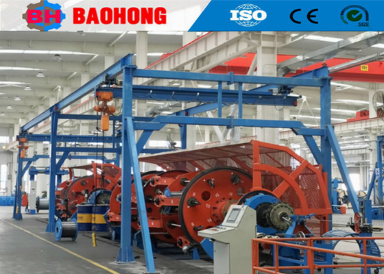 Mesin Stranding Planetary Listrik Untuk Pembuatan Kabel Kawat Baja Aluminium Tembaga